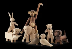 Kay Bojesen Bjørn lille i træ fra serien Other animals