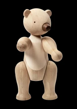 Kay Bojesen Bjørn XXL i træ fra serien Masterpieces