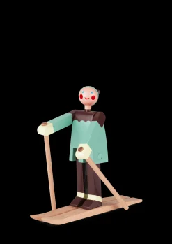 Kay Bojesen Boje, dreng Skiløber H16 cm i multi | Køb her