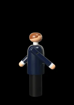 Kay Bojesen Brudgom H12 cm blå/sort/hvid | Køb hos os