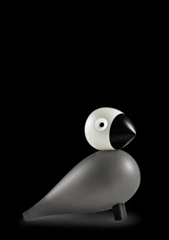 Kay Bojesen Ernst Sangfugl H15.5 cm i grå | Køb her