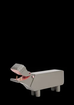 Kay Bojesen Flodhest H9 cm i grå fra serien Other animals