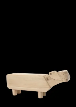 Kay Bojesen Flodhest XXL i træ fra serien Masterpieces