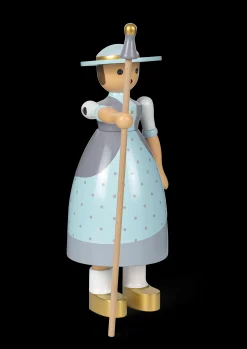 Kay Bojesen Hyrdinde H20 i blå fra serien Figurines