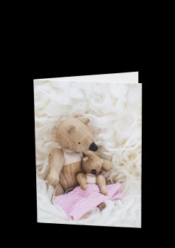 Kay Bojesen Kort A6 Barnedåb rosa 1 stk. | Køb her