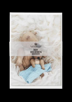 Kay Bojesen Kort A6 Barnedåb lys blå 1 stk. | Køb her