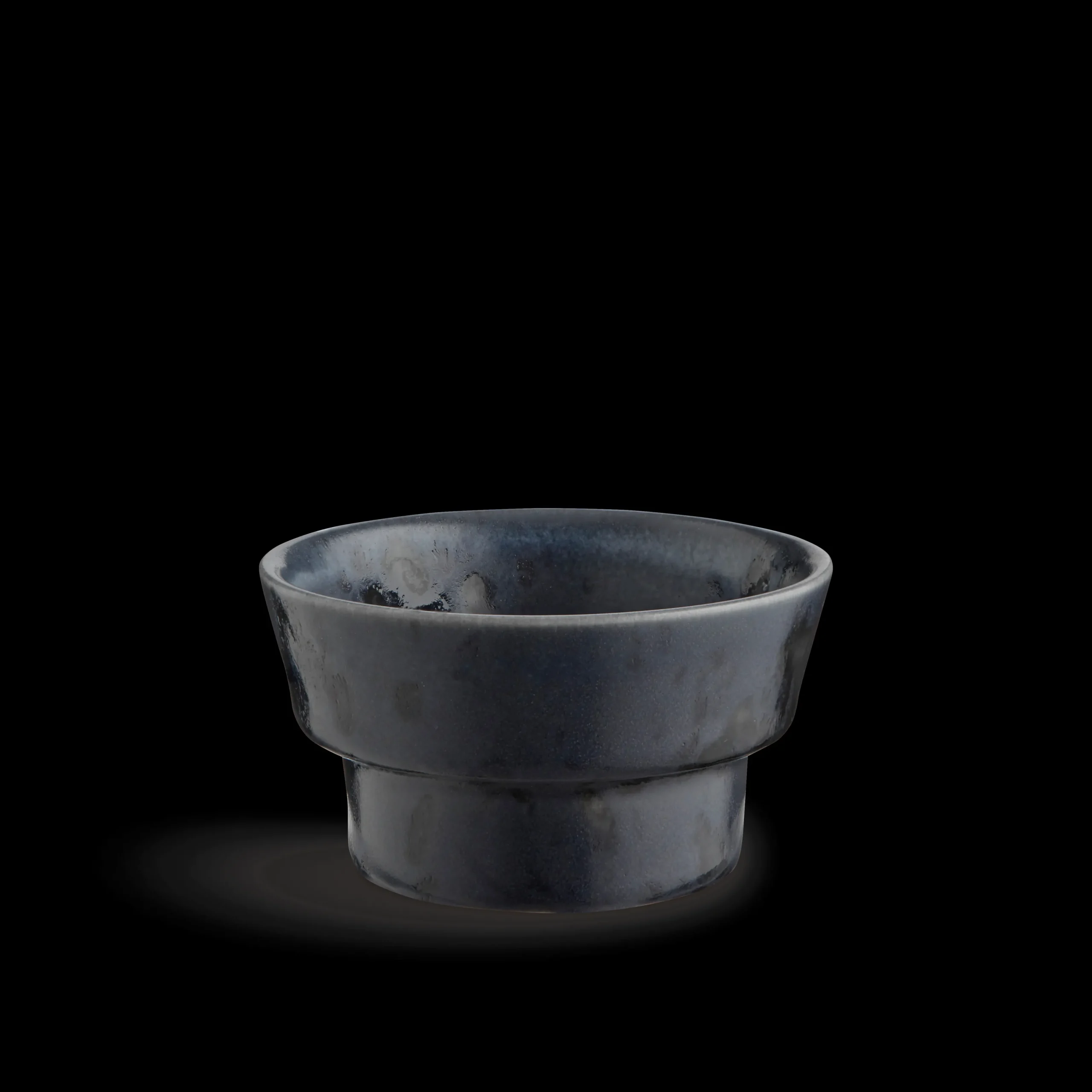 Kähler Bloklysestage H5 i blå fra serien Ombria | Køb her