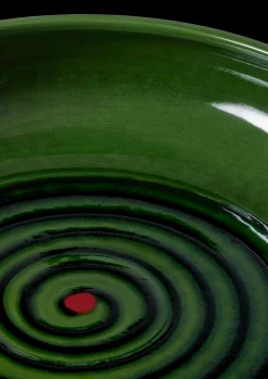 Kähler Bordfad Ø34 cm i grøn fra serien Colore | Køb her