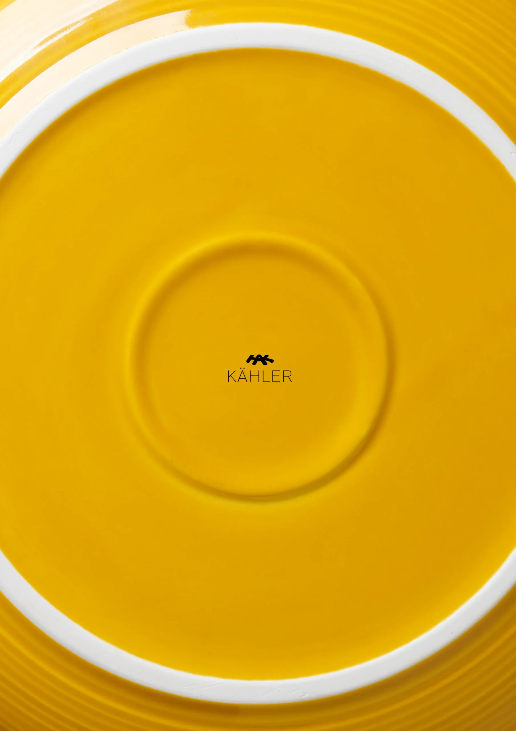 Kähler Colore Bordfad Ø34 cm saffron yellow | Køb her