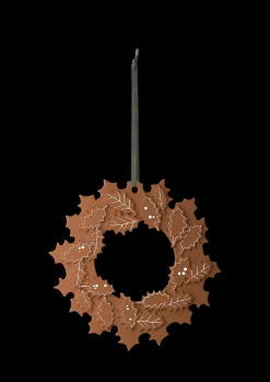 Kähler Gingerbread Julekrans Ø18.5 cm brun | Køb nu