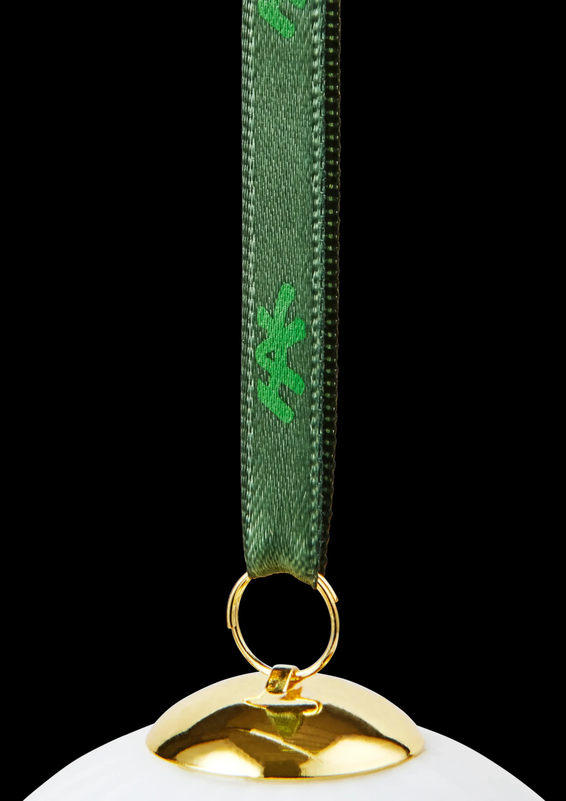 Kähler Hammershøi Christmas Kugle 2023 Ø6 cm hvid m. deko