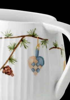 Kähler Hammershøi Christmas Saucekande 66 cl hvid m. deko