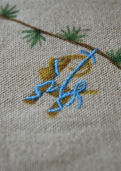 Kähler Hammershøi Christmas Juletræstæppe Ø130 cm sand