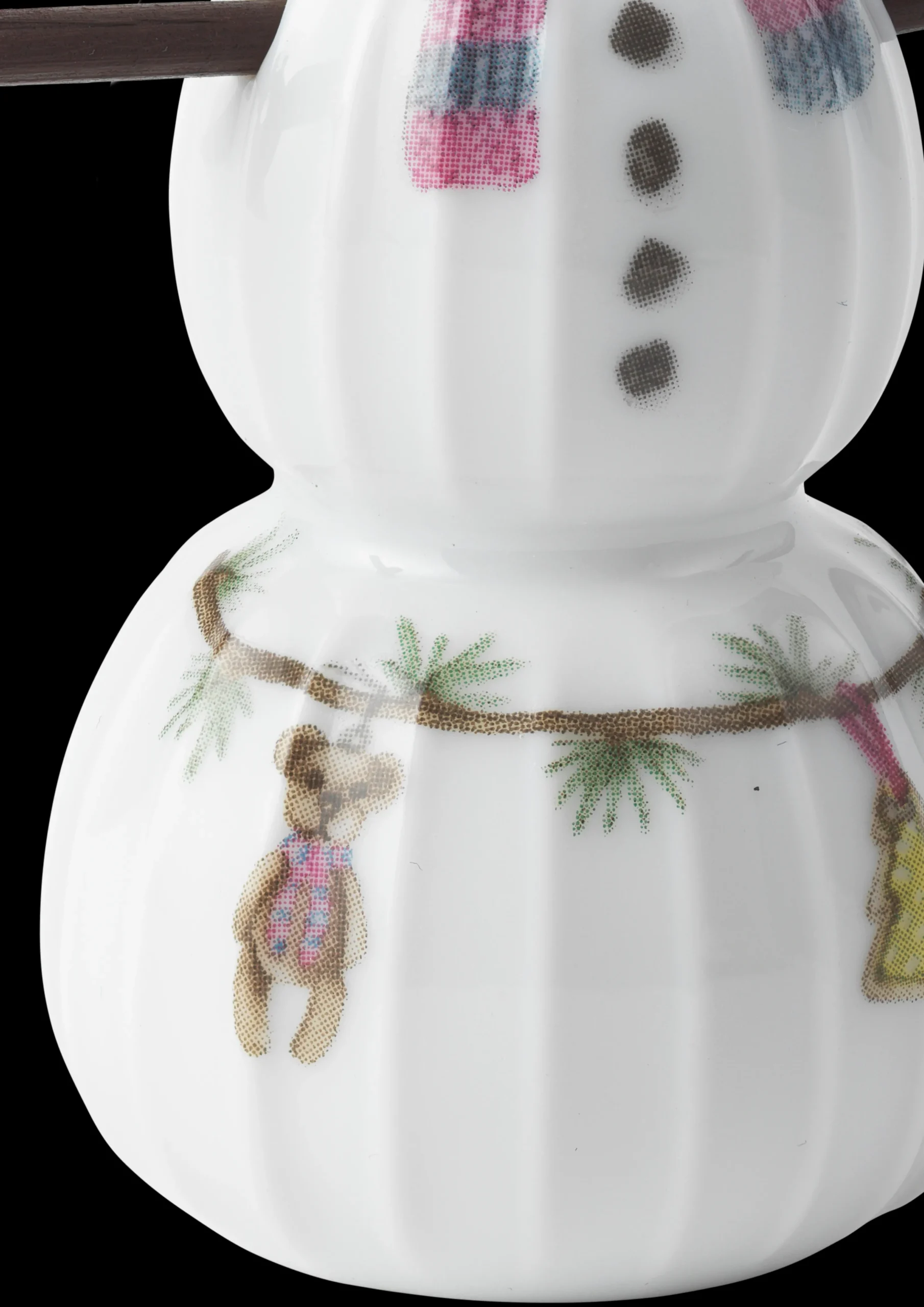 Kähler Hammershøi Christmas Snedreng H9 hvid m. deko