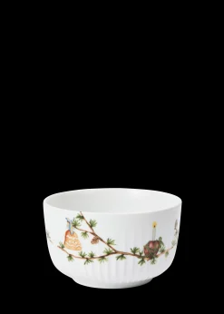 Kähler Hammershøi Christmas Skål 2024 Ø12 cm hvid m. deko