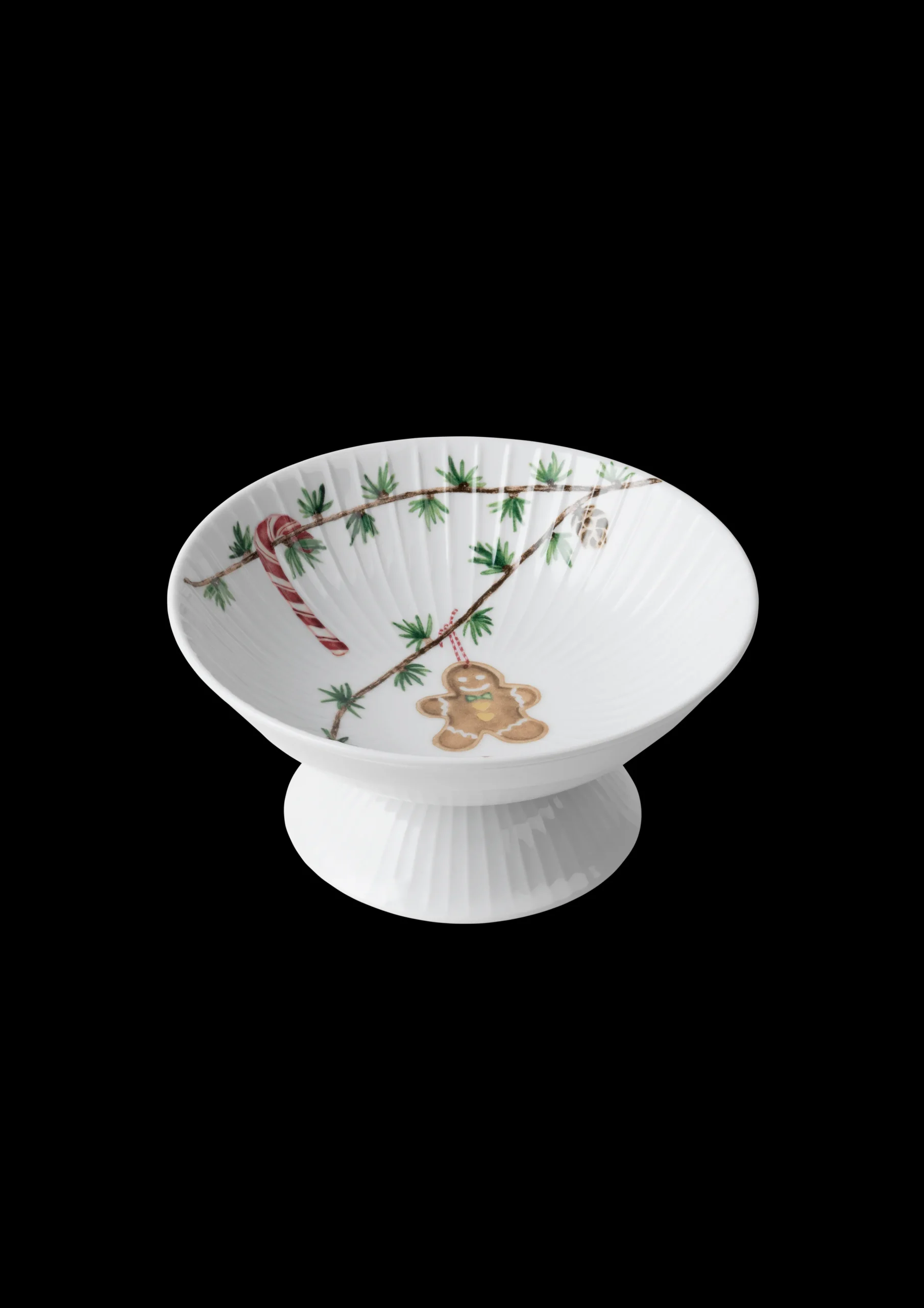 Kähler Hammershøi Christmas Opsats Ø16 cm hvid m. deko