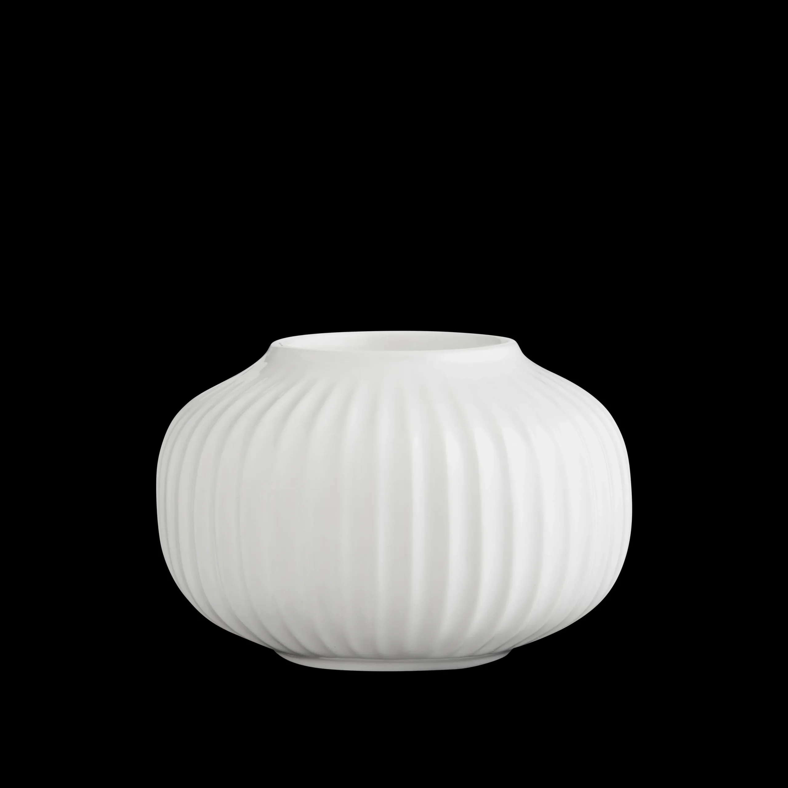 Kähler Hammershøi Fyrfadsstage Ø10 cm hvid (16135) | Køb her