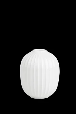 Kähler Hammershøi Lysestage rund Ø8.5 cm hvid | Køb her