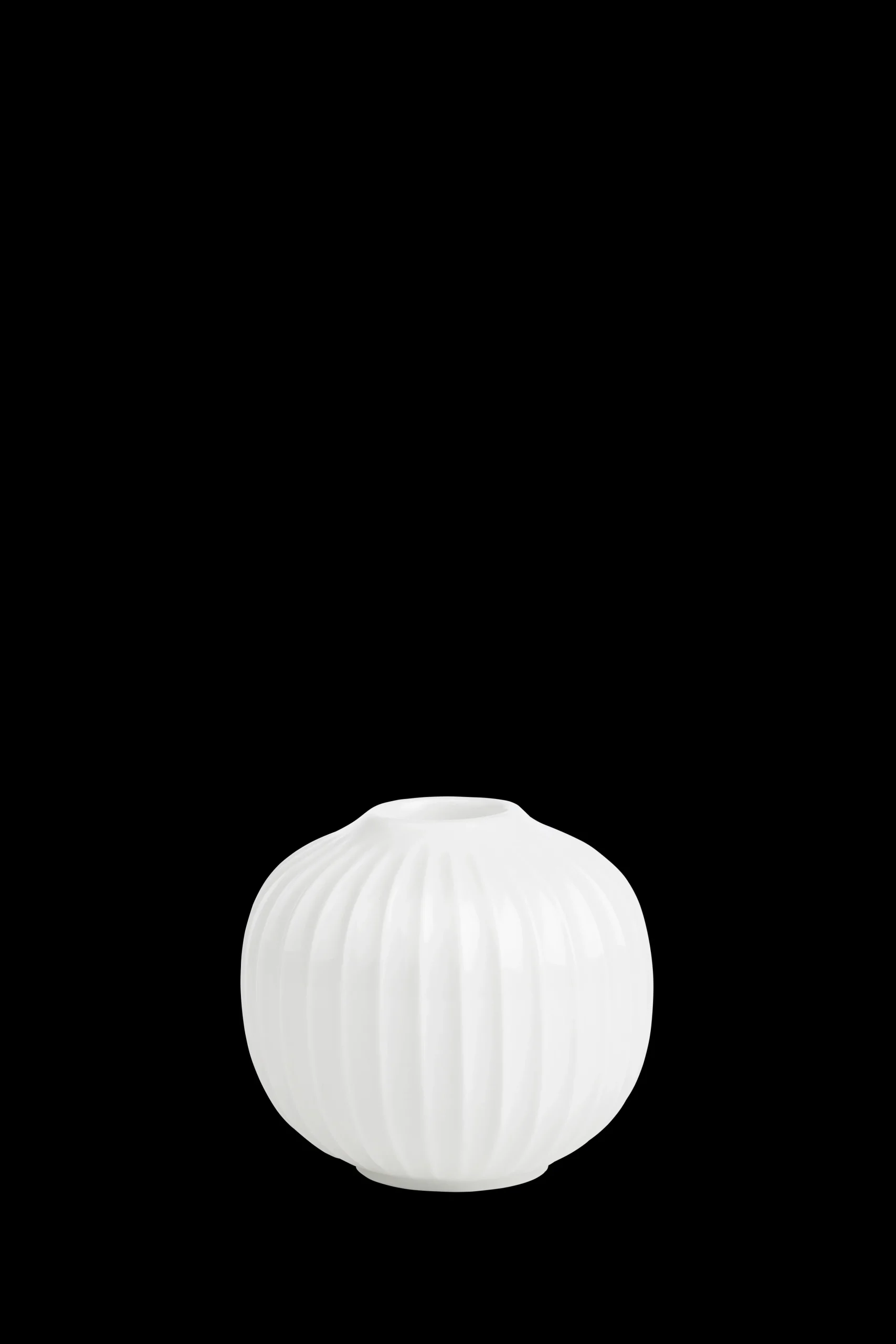 Kähler Hammershøi Lysestage rund Ø8 cm hvid | Køb her