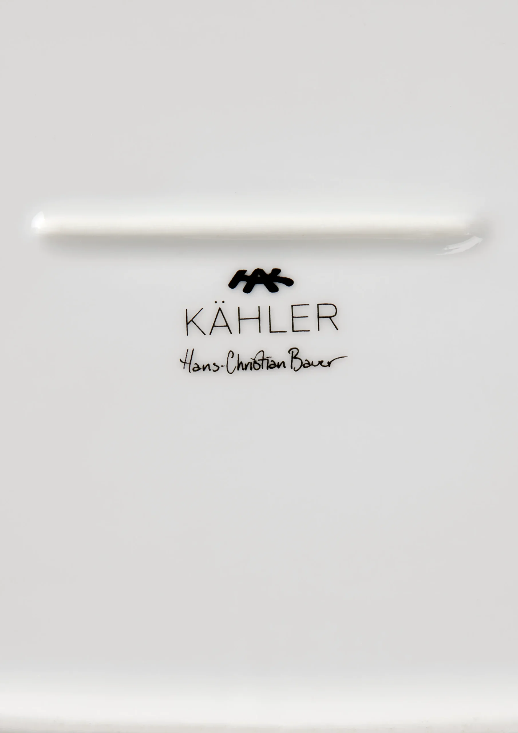 Kähler Hammershøi Ovalt serveringsfad 40x22.5 hvid | Køb her