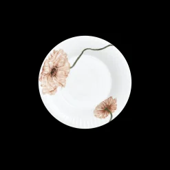Kähler Hammershøi Poppy Dyb tallerken hvid m. deko | Køb her