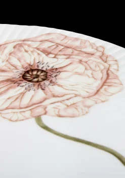 Kähler Hammershøi Poppy Kagefad hvid m. deko | Køb her