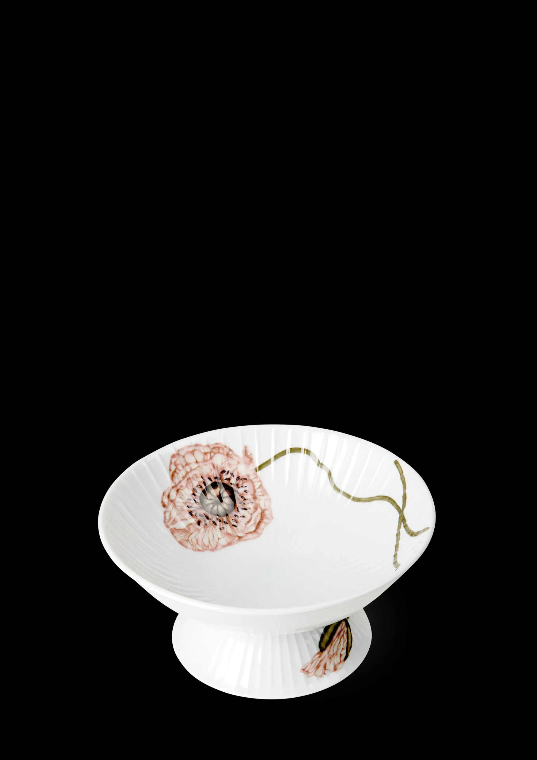 Kähler Hammershøi Poppy Opsats Ø16 cm hvid m. deko | Køb her