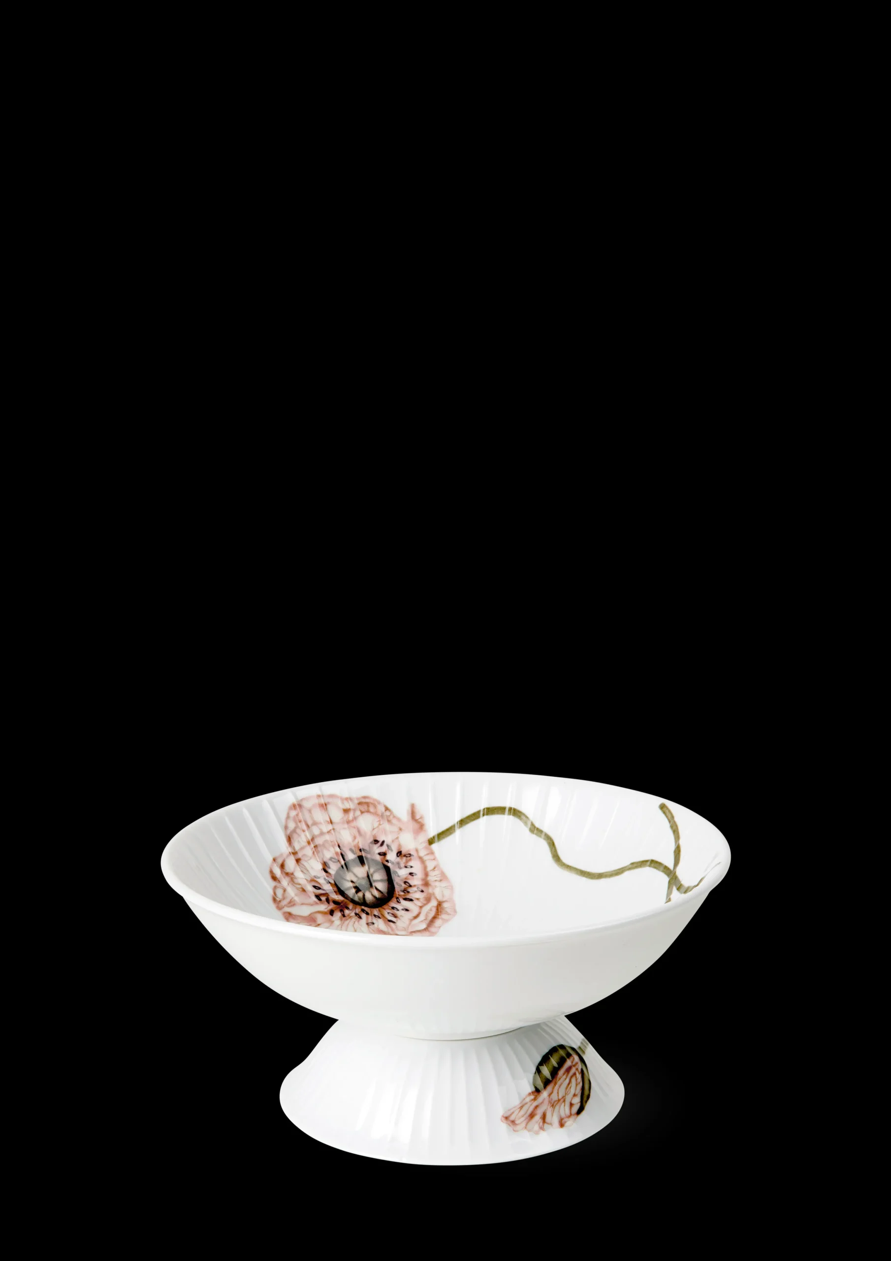 Kähler Hammershøi Poppy Opsats Ø16 cm hvid m. deko | Køb her