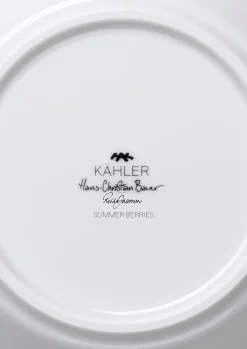 Kähler Hammershøi Summer Dyb tallerken Ø21 cm sommerbær
