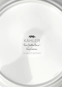 Kähler Hammershøi Summer Tallerken Ø22 cm forglemmigej