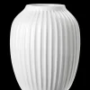 Kähler Hammershøi Vase H25.5 hvid (15385) | Køb her