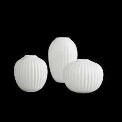 Kähler Hammershøi Vase miniature hvid 3 stk. | Køb her