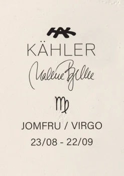 Kähler Jomfru H21 i hvid fra serien Astro | Køb her
