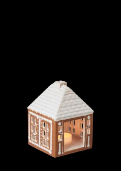 Kähler Lyshus lille i brun fra serien Gingerbread | Køb her