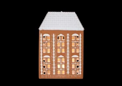 Kähler Lyshus stor i brun fra serien Gingerbread | Køb her