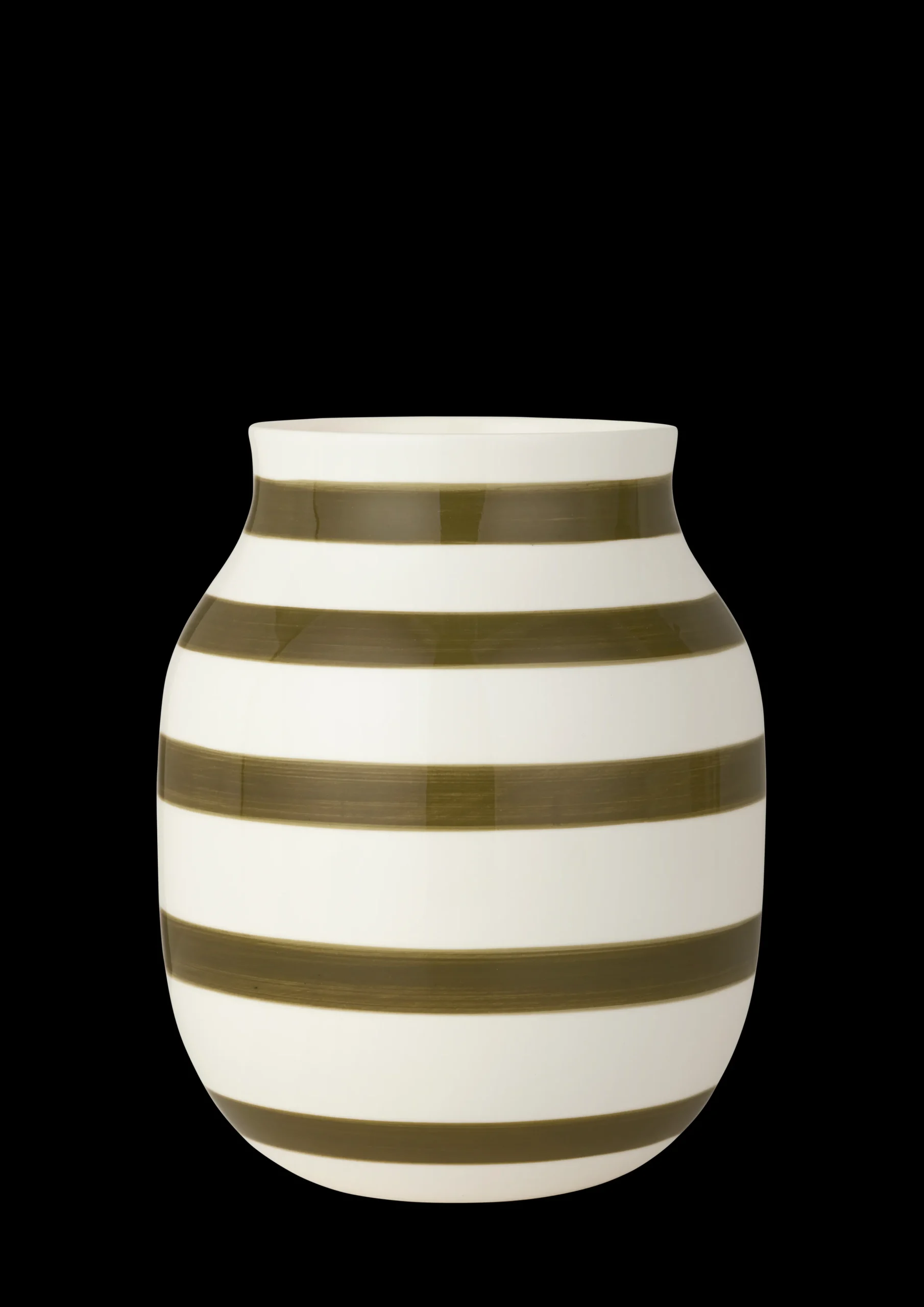 Kähler Omaggio Vase H20 cm olivengrøn | Køb på Rosendahl.com
