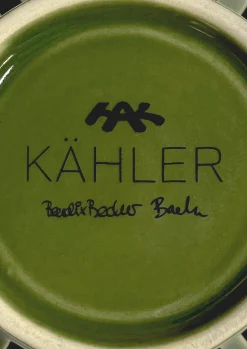 Kähler Orangery Fyrfadsstage Ø9.5 cm green garden | Køb her