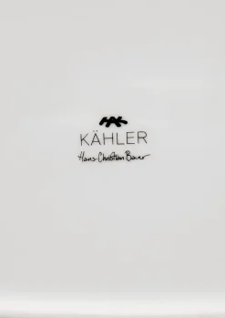 Kähler Ovnfast fad 32x24 cm i hvid fra serien Hammershøi