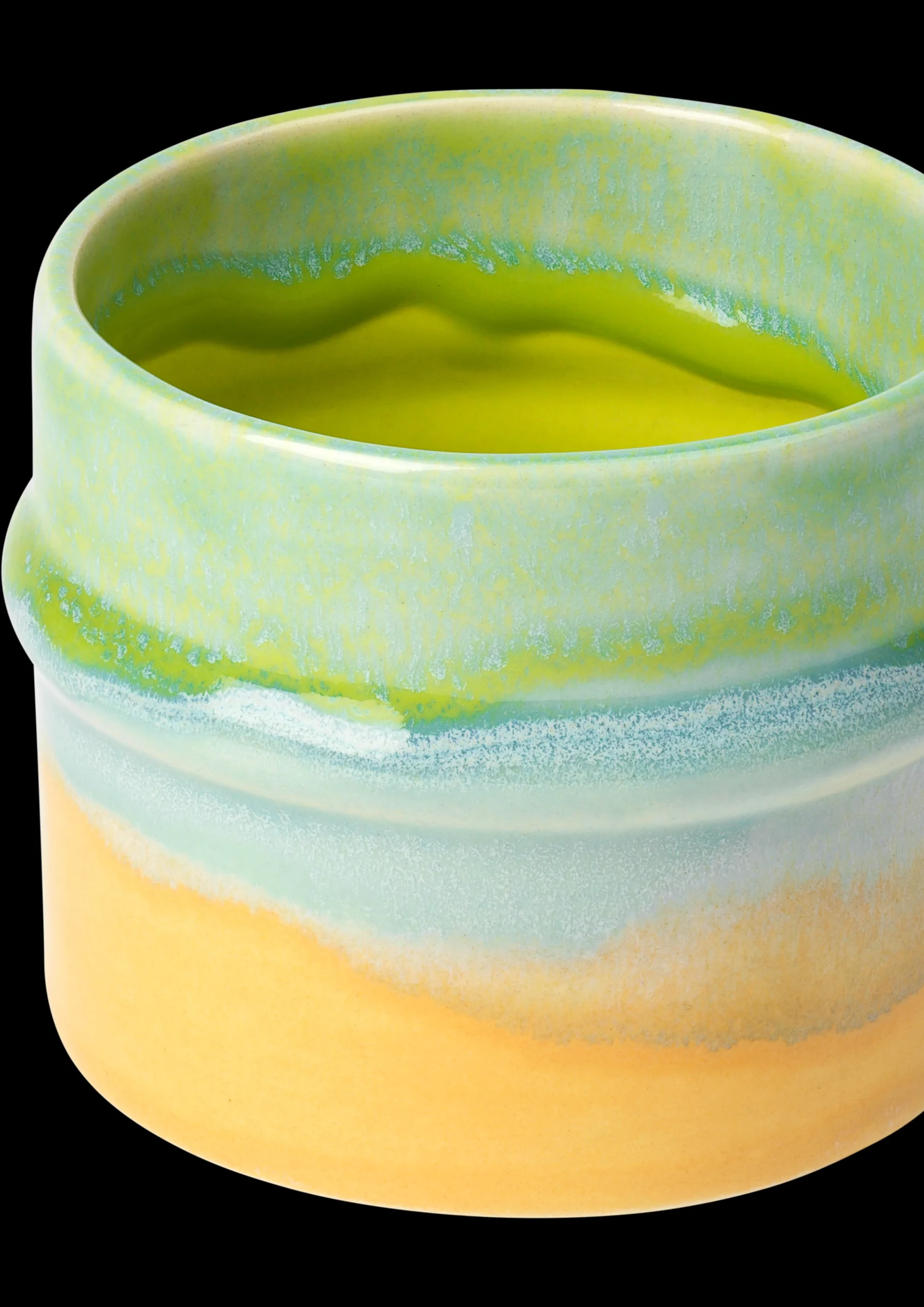 Kähler Poppery Krus 27 cl apple green/mint/yellow