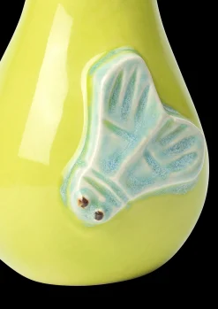 Kähler Poppery Pære med natsværmer apple green/mint