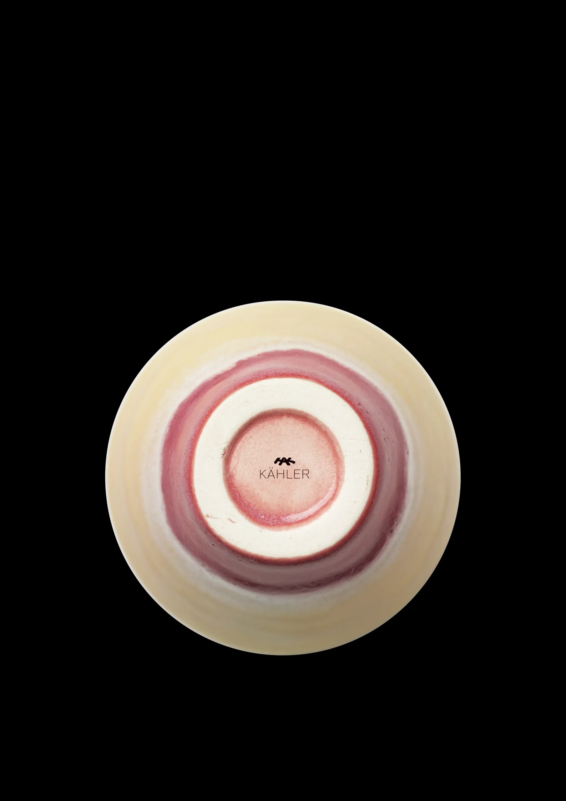 Kähler Poppery Vase H12 cm pink/mint/gul | Køb hos os