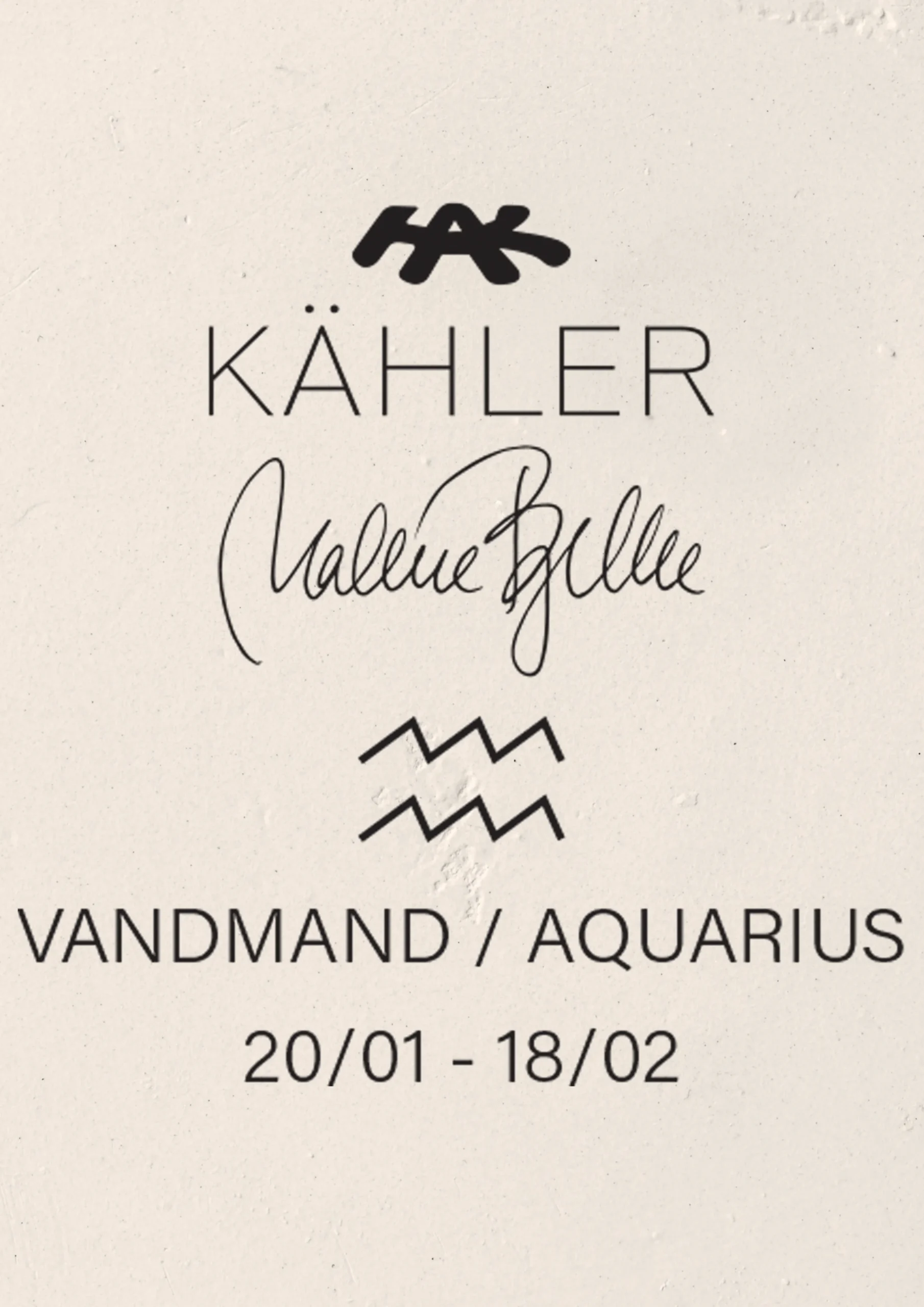 Kähler Vandmand H19 i hvid fra serien Astro | Køb her