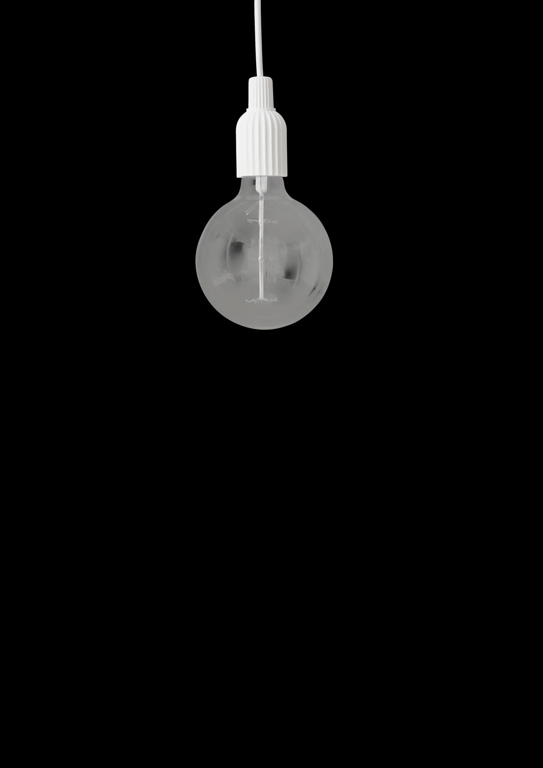 Lyngby Porcelæn Fitting #01 H8.7 cm i hvid | Køb her