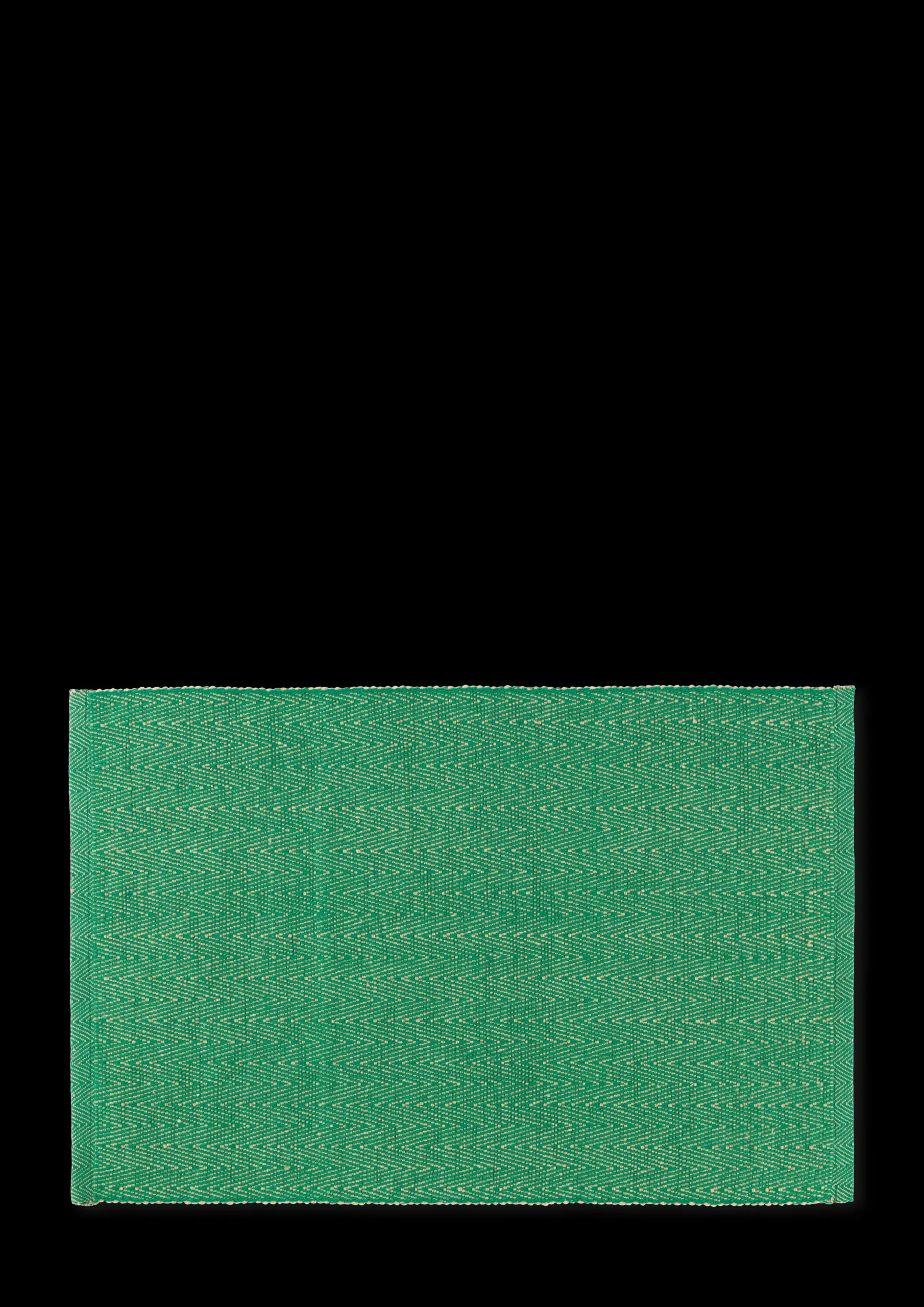 Lyngby Porcelæn Herringbone Dækkeserviet 43x30 cm grøn