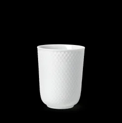Lyngby Porcelæn Krus 33 cl i hvid fra serien Rhombe