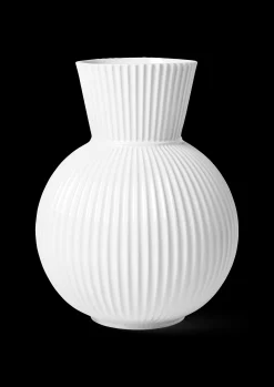Lyngby Porcelæn Lyngby Tura Vase H34 hvid porcelæn | Køb her