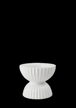 Lyngby Porcelæn Lyngby Tura Bloklysestage hvid | Køb her