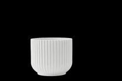 Lyngby Porcelæn Lyngby Urtepotteskjuler mellem hvid