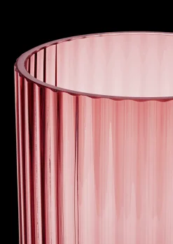 Lyngby Porcelæn Lyngby Vase burgundy mundblæst glas