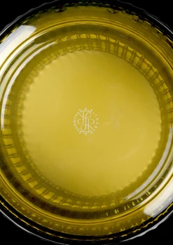 Lyngby Porcelæn Lyngby Vase H31 olivengrøn mundblæst glas